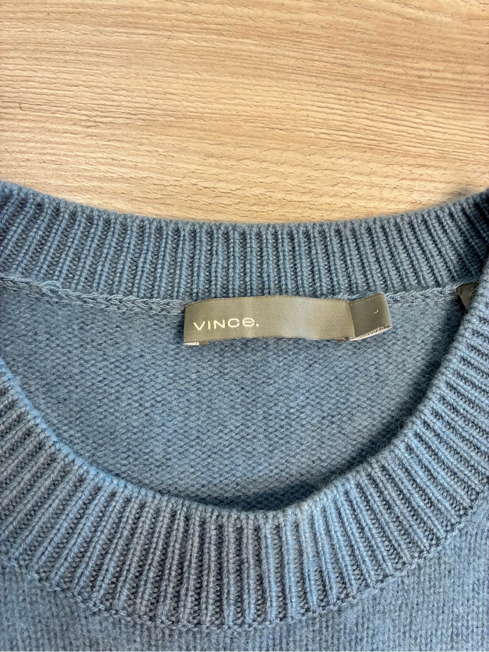 Vince Blue Cashmere Sweater - Picture 4 of 6